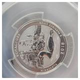 2018 S First Strike 25c PCGS-PR69 Voyageurs NP-Silver Rev PR 50th Ann Coin