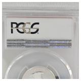 2018 S First Strike 25c PCGS-PR69 Voyageurs NP-Silver Rev PR 50th Ann Coin