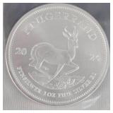 2024 Krugerrand 1oz .999 Silver Coin