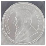2024 Krugerrand 1oz .999 Silver Coin