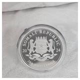 2024 2 oz-.999 Silver 200 Schillings