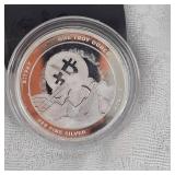 Bit Pay Bitcoin-1oz-.999 Silver Round