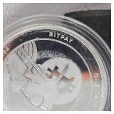Bit Pay Bitcoin-1oz-.999 Silver Round