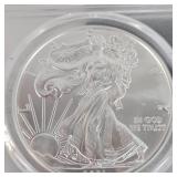 2021 Silver Eagle PCGS MS69, Type 1-2021 Silver Eagle PCGS MS69 Type 2