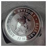 2022 1oz Emu Silver Round