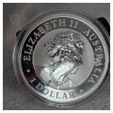 2022 1oz Emu Silver Round