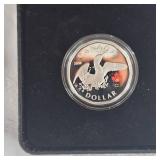 2008 Coloured Lucky Loonie Sterling Silver Coin