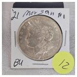 1921 Morgan $1 BU Condition
