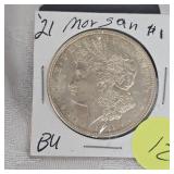 1921 Morgan $1 BU Condition