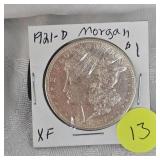 1921 Morgan $1 XF Condition
