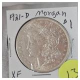 1921 Morgan $1 XF Condition