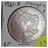 1921 Morgan $1 XF Condition