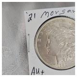 1921 Morgan $1 AU+ Condition