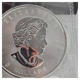2015-1 1/4 oz-.999 Silver Canadian Buffalo