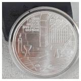 1 oz Lady Godtna/Horse .999 Silver Round