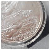 1 oz Lady Godtna/Horse .999 Silver Round