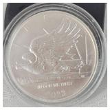 1 oz Lady Godtna/Horse .999 Silver Round