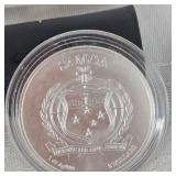 1 oz Lady Godtna/Horse .999 Silver Round