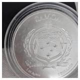1 oz Lady Godtna/Horse .999 Silver Round