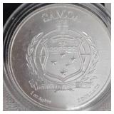 1 oz Lady Godtna/Horse .999 Silver Round