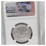 1957 D Franklin NGC MS64 50c