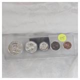 1954 Mint Set UNC Silver