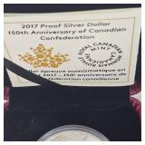 2017 Proof 150th Anniversary of Candian Confederation Silver Dollar