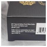 2017 Speacial Edition Proof "Our Home and Native Land" Silver Dollar