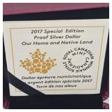 2017 Speacial Edition Proof "Our Home and Native Land" Silver Dollar