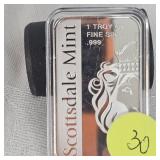 Scottsdale Mint 1oz-.999 Silver Bar