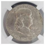 1961 D Franklin NGC MS62 50c