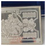 16oz-.999 Silver "The Washington Mint"-Beautiful Bar