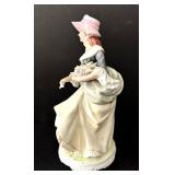 Vintage 8-Inch Lefton Porcelain Lady Figurine