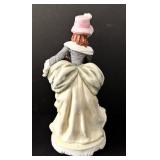 Vintage 8-Inch Lefton Porcelain Lady Figurine