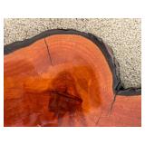 Vintage Live Edge Style Wood Wall Clock