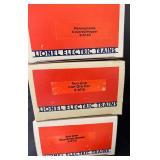 Set of 3 Lionel Electric Trains O-Gauge Cars in Boxes