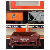 Set of 3 Lionel Electric Trains O-Gauge Cars in Boxes