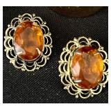 Assorted Vintage Earrings and Necklace