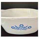 Corning Ware Blue Cornflower Baking Dishes with Glass Lids - Set of