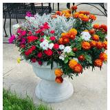 Urn Planter with Flowers