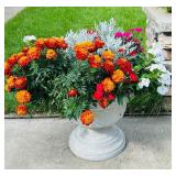 Urn Planter with Flowers
