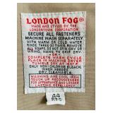 London Fog Tan Trench Coat with Belt and Epaulettes