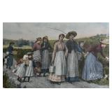 Large "Berry Pickers" Print