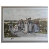 Large "Berry Pickers" Print