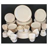 Beautiful Vintage Noritake Turlane Ivory China Dinnerware Set
