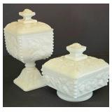 Vast Vintage Milk Glass Collection