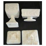 Vast Vintage Milk Glass Collection