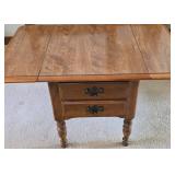 Versatile Ethan Allen Drop Leaf Occasional Table