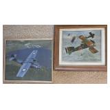 Vintage Plane Models & Art