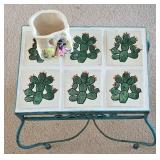 Southwestern Style Steel Framed Plant Table & More